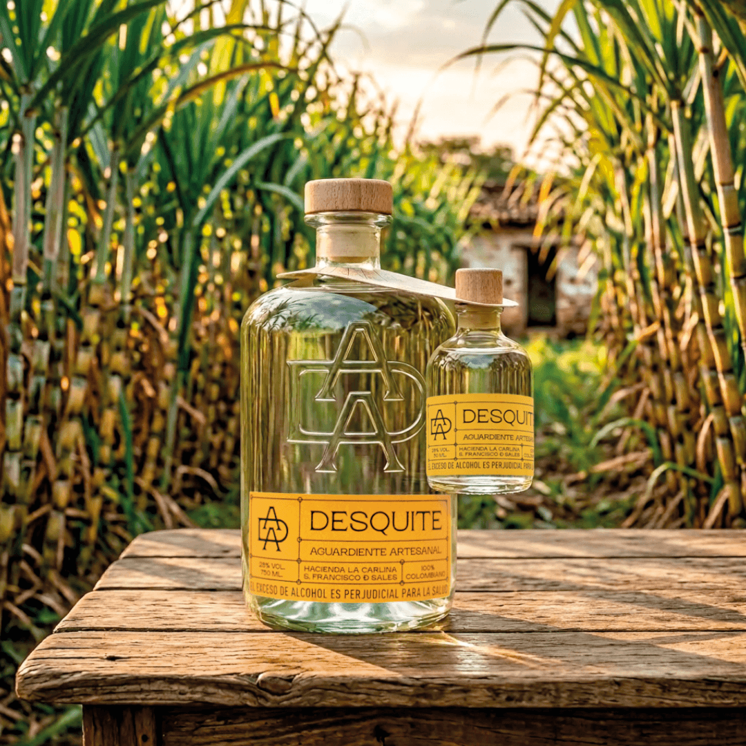 Desquite mini 50ml - aguardiente artesanal colombiano